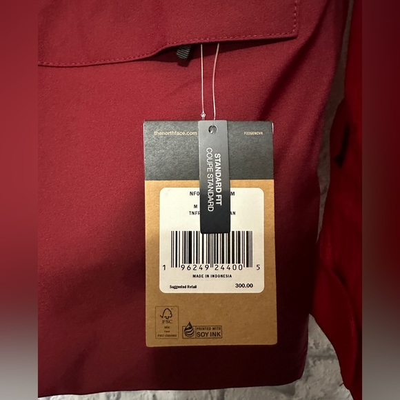 THE NORTH FACE Men's Sickline Insulated Medium Ski Jacket Red/Cordovan - Picture 14 of 16